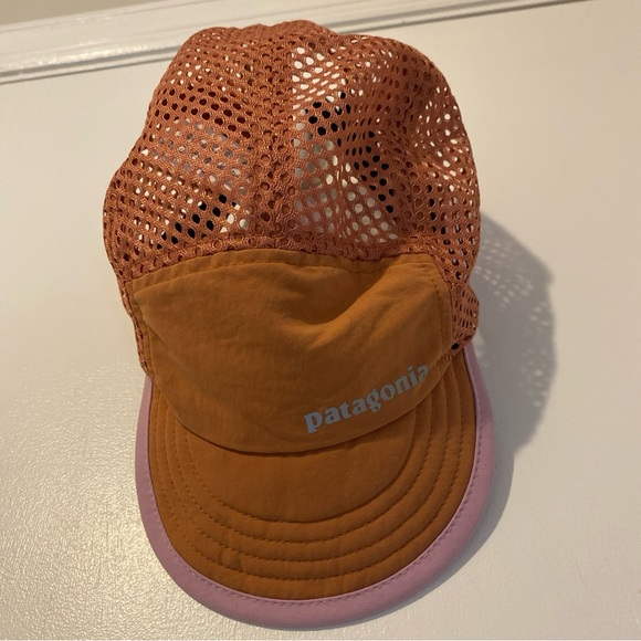 Patagonia Accessories - Patagonia Kids' Orange and Pink Mesh Hat